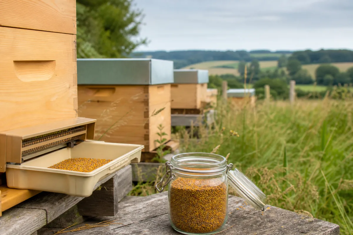 Le pollen frais : récolte et conservation