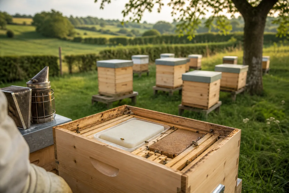 Nourrir ses abeilles : candi et protéines